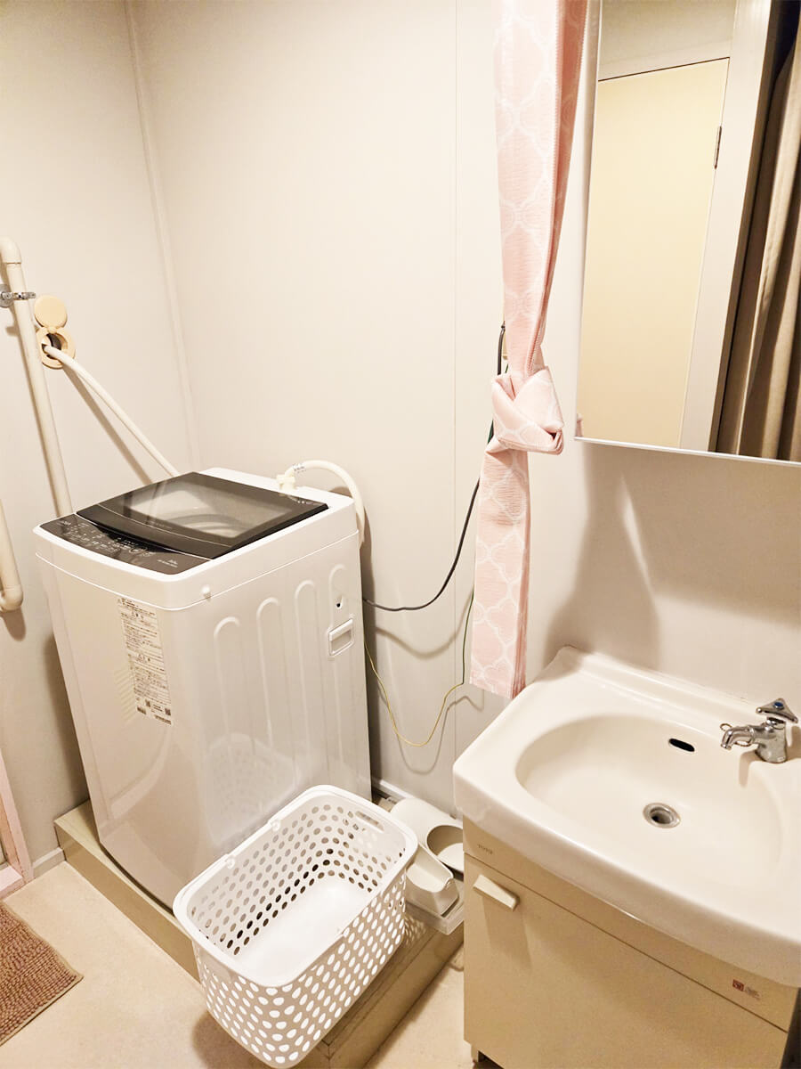 レホナ明石東二見Ⅰの洗面台